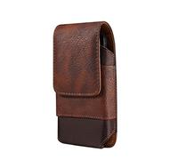 Porta Cintura Telefono Uomo, Borsa da Cintura Pelle per Cellulare, Piccolo Borsello Donna Borsa Mano Telefono Pochette Uomo Marsupio Sportivo Borsetta Custodia Fondina a Clip Cintura con Portacarte