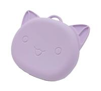 Porta cipria da viaggio, porta pouff make-up, contenitore per pouf per cosmetici, custodia per cipria di gatto, supporto per spugna per cosmetici, contenitore per spugne in silicone, per viaggi