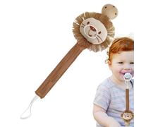 Porta clip per capezzoli - Clip per ciuccio Corda per bambini Cinturino per capezzoli in silicone antigoccia | Portatile, per massaggiagengive, asciugamano per il singhiozzo, elegante e sicuro