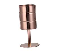 Porta cocktail in metallo per Martini, riutilizzabile, per aperitivi, spiedini, bevande, piatti di frutta, colore oro rosa