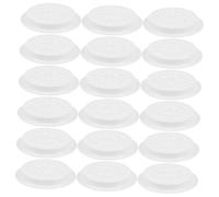 Porta Colla per Extension Ciglia a Forma di Fiore Pvc 100 Pezzi | Bianco, Supporto Stabile e Anti-spill, per Lash Artist in Salone o Servizi Mobili