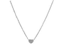 Porta Collana per Ragazze 26 Lettere da donna Collana con collo alla moda Clavicola Catena con lettere a cuore d'amore Bigiotteria per Collane Da (G, One Size)