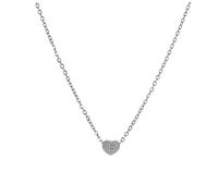 Porta Collana per Ragazze 26 Lettere da donna Collana con collo alla moda Clavicola Catena con lettere a cuore d'amore Bigiotteria per Collane Da (F, One Size)