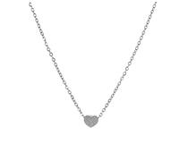 Porta Collana per Ragazze 26 Lettere da donna Collana con collo alla moda Clavicola Catena con lettere a cuore d'amore Bigiotteria per Collane Da (X, One Size)