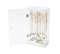 Porta Collane Da Tavolo, Appendi Collane Con 24 Ganci Rotanti, Espositore Gioielli, Per Porta Braccialetti, Pendenti, Orecchini, Gioielli