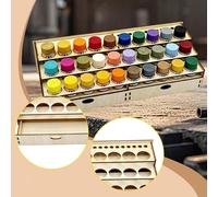 Porta colori in legno, elegante, facile da montare, organizer per flaconi di