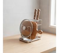 Porta Coltelli Cucina, Organizer Acciaio Inossidabile 304 per Taglieri