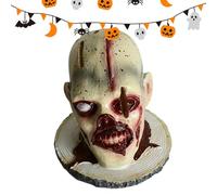 Porta coltelli da cucina a forma di teschio, portaoggetti unico per coltelli, organizer da cucina a forma di teschio, decorativo e funzionale, organizer da cucina a tema Halloween per coltelli