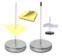 Porta Comande 2Pcs | Porta Scontrini | Ferma Comande Ristorante | Porta Memo | Portacomande per Ristorante, Pizzeria, Cucina, Ufficio, Hotel, Negozi | Porta Punte di Carta | Supporto Note (Metal)