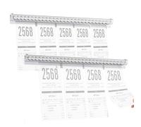 Porta Comande Ristorante, Barra Ordinazioni, Portacomande Barra, Porta Comande Ordinazioni 2 Pezzi Autoadesivo Clip 30cm per Ristorante, Morsetto Ordini Cucina, Bar, Pizzeria da Parete (30cm)