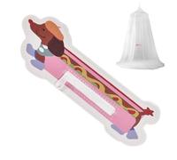 Porta con Cerniera Toppa Autoadesiva per Zanzariera con Motivo Cartoon | Kit Porta Barriera Antipolvere Per camera da letto, adolescenti, adulti, donne, uomini, scuola, appartamento, campeggio B