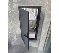 Porta con pannello di accesso a parete, botola di ispezione insonorizzata, 400-900 mm, grigio, grande porta di accesso per valvole, cavi, sistema HVAC (80x120 cm)