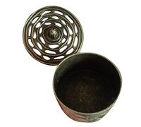 Porta coni di incenso - Design compatto, controllo delle mosche, bruciatore in metallo zincato, accessorio per aromaterapia con flusso pulito | Strumento di meditazione per casa, cucina, esterno