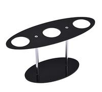 Porta cono gelato | 3 fori cono titolare - supporto cono trasparente, espositore a cono, supporto per rotolo di sushi mano porta cono per feste, matrimoni decorazione