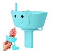 Porta Cono | Manico Morbido e Leggero,Anti-goccia per Ghiaccioli - per Bambini e Bambine, Casa, Spiaggia, Campeggio, Picnic, Piscina, Scuola, Feste