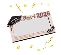 Porta contanti per laurea, scatola regalo in legno per denaro, ornamento multiuso, scatola espositiva per banconote | Porta buste creativo per laureati delle scuole superiori e università