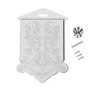 Porta corde per mandolino - Supporto per corde di ricambio per mandolino, supporto per corde decorativo, 8 corde, ponte con fibbia e viti, parti per strumenti musicali per festival