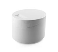 Porta cubetti ghiaccio pisa in plastica forma ovale colore bianco