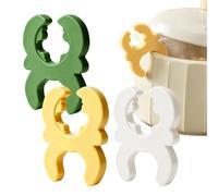 Porta cucchiai da cucina, 3 pezzi, in silicone resistente al calore e antiscivolo, per manico di pentola, per utensili, mestoli, pentole, padelle, cucina, casa, appartamento, campeggio