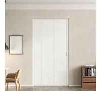 Porta Cucina Oscurante, Moubhjd Schiebe-Falttor per Privacy, Blocca Vapori e Odori, Facile Pulizia, Montaggio Fai Da Te in 20 Min（A due ante,Size：W:245 x H:200cm）