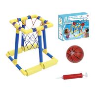 Porta Da Basket In Piscina - Canestro Galleggiante Portatile, Set Da Basket In Acqua, Canestro Da Piscina Gonfiabile, Gioco In PVC Durevole | Sportivo A Prova Di Spruzzi, Per La Famiglia