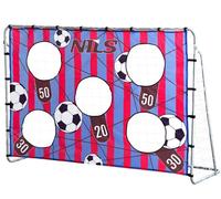 Porta da calcio con rete a bersaglio 215 x 150 cm