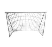 Porta da Calcio Giardino per Bambini 150x110x60cm con Rete Impermeabile Bianco