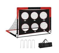 Porta da calcio per il giardino, set di bersagli da calcio Pop Design, 120 cm di larghezza x 90 cm di altezza, pieghevole, rettangolare, per attività all'aperto, per ragazze, sport, allenamento