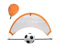 Porta da calcio pieghevole per bambini,Porta da calcio pieghevole | da portatile,Rete per porte da per adulti da cortile per competizioni sportive, con borsa per il trasporto per g
