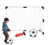 Porta da calcio portatile - Design compatto, rete da calcio leggera, robusta rete da calcio per bambini, telaio da allenamento per interni ed esterni, reti da fuoco per il giardino, costruzione di