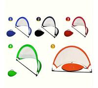 Porta da calcio portatile e pieghevole con picchetti di fissaggio e borsa per il trasporto, realizzata in tessuto Oxford, mini rete a scomparsa, adatta per uso interno ed esterno, disponibile in più c