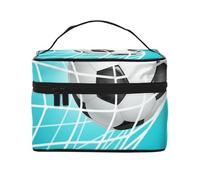 Porta da calcio vincente, borsa da viaggio per il trucco da donna, grande organizer per cosmetici