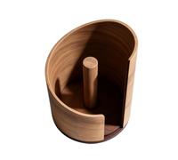 Porta Da Cucina Supporto Portaoggetti in Legno Rustico con Base Antiscivolo | Porta Rotoli per Piano Cucina Per Casa Doccia Soggiorno Tavolo da Pranzo Appartamento Casale Bar Festa
