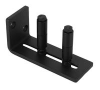 Porta da Fienile, Guida for porta scorrevole del fienile Kit guida a rulli for pavimento inferiore in acciaio al carbonio Accessorio hardware Guida inferiore for porta scorrevole