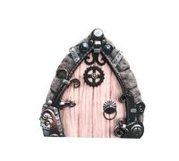 Porta da giardino fatata, Porta fatata per la parete, Porta Elfo della Casa delle Fate, Porta Mini GNOME, Fata del Giardino, Porte d'arte del Legno per la decorazione del Cortile di