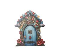 Porta da giardino fatata, porta in miniatura 2D per case delle bambole