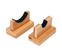 Porta da mazza da baseball - supporto per il display di mazze in legno, supporto stabile con fodera morbida | Raccoppiamento a pipistrelli da baseball da 1 coppia per desktop, display da finestro,