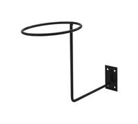 Porta da parete | Porta casco in metallo fissato alla parete | Supporto organizzatore multifunzione resistente per caschi da moto, parrucche, palloni da basket e calcio