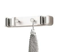 Porta da parete - Supporto per attrezzi ad alta resistenza - Ganci da parete per scopa, per asciugamano, pala, spazzola, da bagno, casa, garage, cucina, giardino, hotel