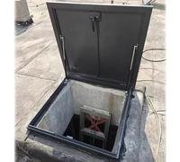 Porta d'acciaio galvanizzata del portello del tetto, accesso personalizzabile di sicurezza per l'emergenza & la manutenzione negli stadi/patio/centri commerciali