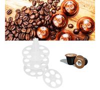 Porta del baccello K, supporto per il pod di caffettiera, materiale acrilico staccabile a 4 K Porta di baccello da 30 K e organizzatore per caffetteria da dessert, bancone per la