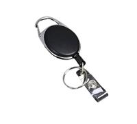 Porta Del Badge A Scomparsa Per La Scheda Identità A Doppia Faccia Con Carta Badge Con Scheda Identità Della Scuola Per Clip Cinghia Bobina Scomparsa
