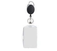 Porta Del Badge A Scomparsa Per La Scheda Identità A Doppia Faccia Con Carta Badge Con Scheda Identità Della Scuola Per Clip Cinghia Bobina Scomparsa