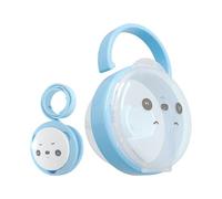 Porta Del Ciuccio - Archiviazione Del Ciuccio | Set Di Scatole A Catena Del Ciuccio Con Motivo Panda | Con Copertura Di Poesia Di Polvere, Accessori Portatili Per Ragazzi E Ragazze | Viaggio All'apert