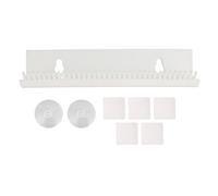 Porta del display acrilico per estensione del panino per capelli gancio di salvamento spaziale leggero per i negozi di case (Bianco)