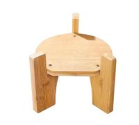 Porta del distributore di bevande - distributori di bevande | Supporto per brocca del distributore d'acqua | Porta di distributore di bevande in vetro rotondo per bamboo in noce di per distribut