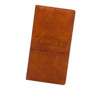 Porta del documento per auto per carte - Porta della carta di licenza per scartoffie in pelle, accessori per auto interni naturali e belli per ricevuta, chiave, patente di guida, biglietto da visita