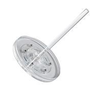 Porta Del Filo All'uncinetto - 5,91x6.5in Acrilico ﹠ Ciotola Distributore Di Filati In Acciaio | Porta Rotante Portatile, Senza Groviglio E Liscio Per Maglia E Uncinetto | Organizzatore Yarnn, Casa, A