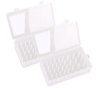 Porta del Filo, Memoria del Filo di Cucito Contiene 42 Spool 2pcs Porta Filo Vuoto vano di Cotone visibile stoccaggio di plastica a Prova di perdite di plastica Scatola di Cucito per Cuciture da Rica