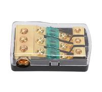 Porta del fusibile mini anl 60 amp per l'audio dell'auto stereo miglior blocco di distribuzione dell'alimentazione 0 2 4 cali (3 via)